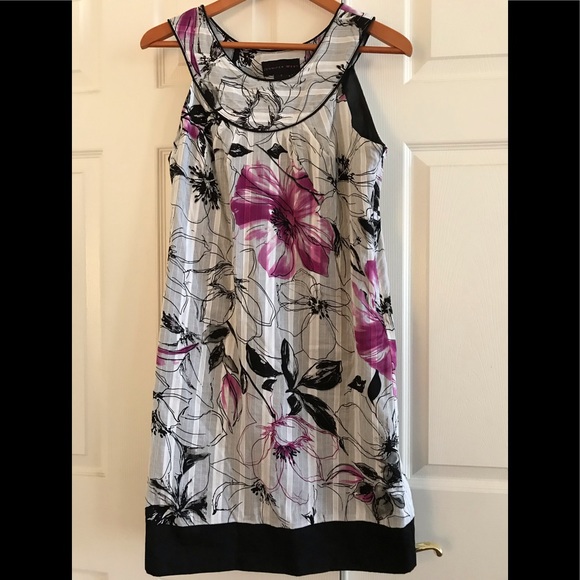 🦀3/$15 Jennifer West Floral Sleeveless Dress - Picture 3 of 6